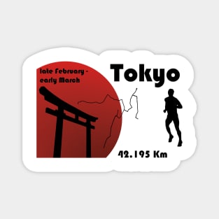 Tokyo marathon Magnet