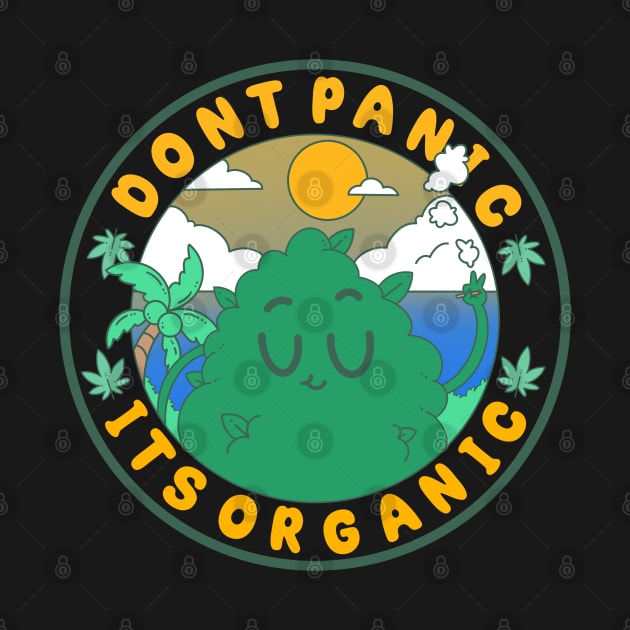 Dont Panic its Organic by Artthree Studio