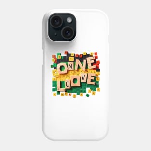 One Love: Jamaican Vibes Scrabble Tee Phone Case