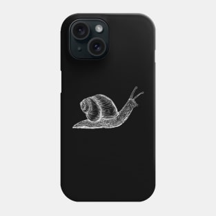 white snail Phone Case