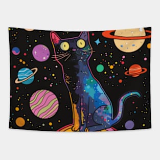 Cosmic Kitty Tapestry