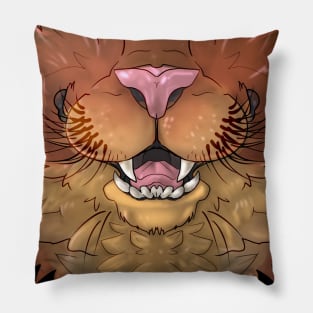 Rust Cat Mask Pillow