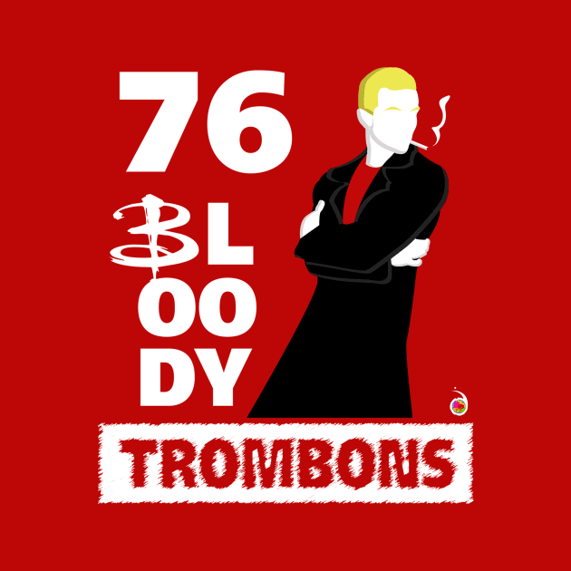 Spike: 76 bloody trombons by rednessdesign