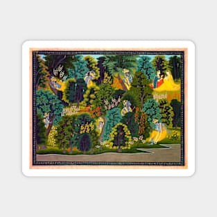 Krishna’s Longing for Radha, Gita Govinda by Jayadeva 1820-1825 Magnet