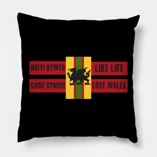 Like Life, Love Wales Pillow