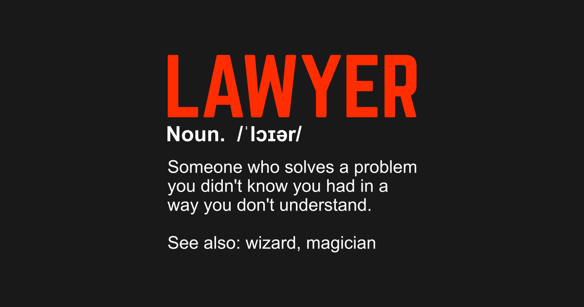 Lawyer Definition Attorney Gift Lawyer Definition TShirt TeePublic