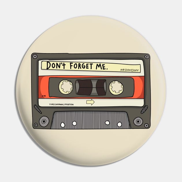 The Forgotten Cassette Pin by mainlyaidan