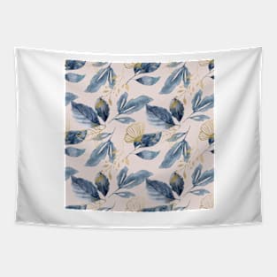 Watercolor Flowers Pattern - light background Tapestry