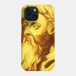 Heraclitus Golden Portrait | Heraclitus Artwork 8 Phone Case