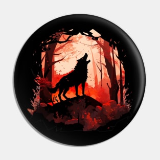 wolf Pin