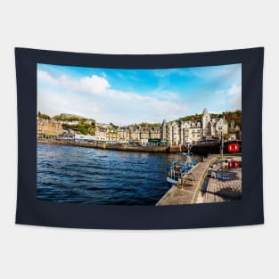 Oban Harbour And Town Tapestry