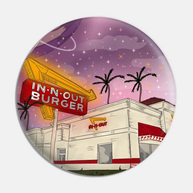 In-N-Out Pin by DejaDoodlesArt