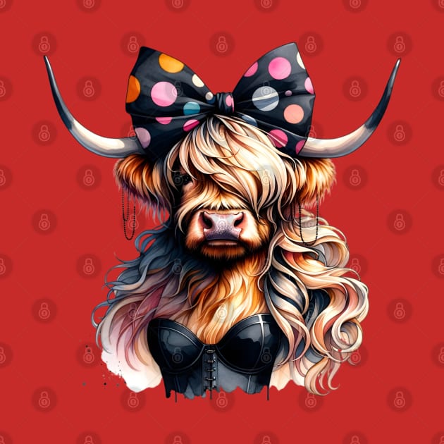 Highland Cow Diva by Ebony T-shirts