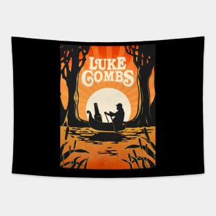 Vintage luke combs sunset Tapestry