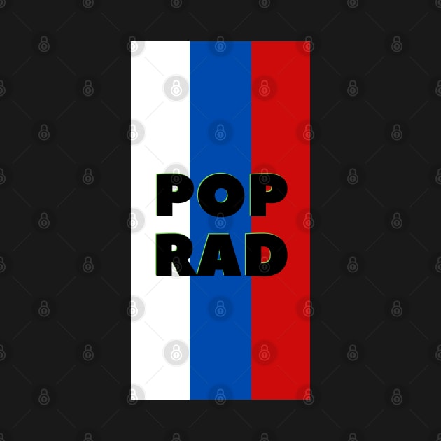 Poprad City in Slovakian Flag Colors Vertical by aybe7elf