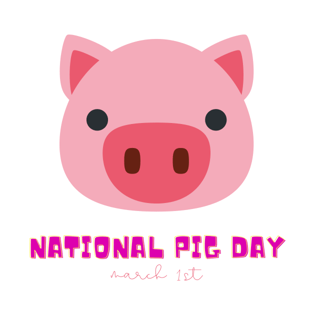 National Pig Day (March 1st) by nathalieaynie