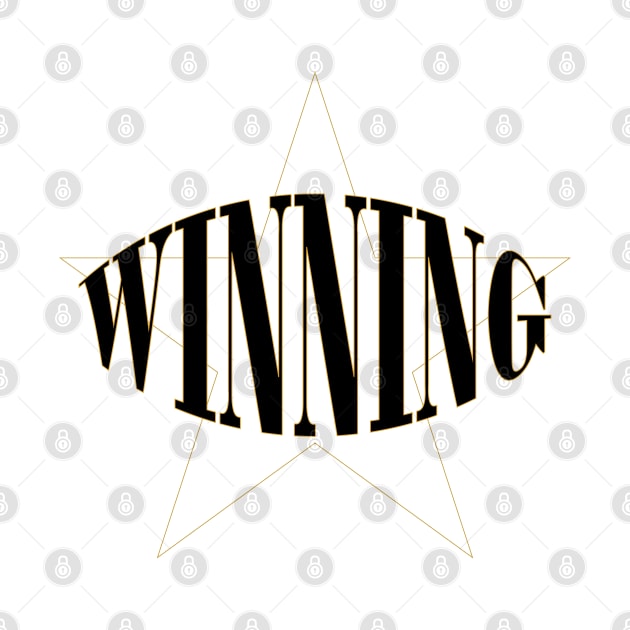 Winning Star Tee Shirt by DDCGLLC