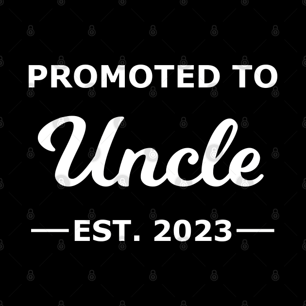 Promoted To Uncle Est. 2023 by MtWoodson