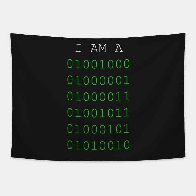 Programmer and hacker geek Tapestry by MunaNazzal