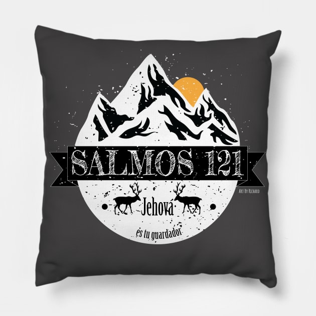 Jehová es tu Guardador, Salmos 121 Pillow by Richardramirez82