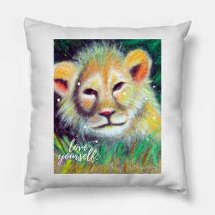 Stunning Digital Art Prints: Lion Collection Pillow