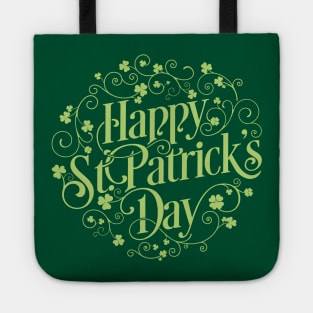 Happy Saint Patrick Day t shirt green lucky shirt Tote