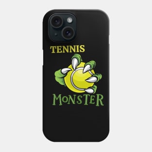 Tennis monster sport Gift for Tennis player love Tennis funny present for kids and adults Phone Case