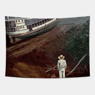 Fitzcarraldo Illustration Tapestry