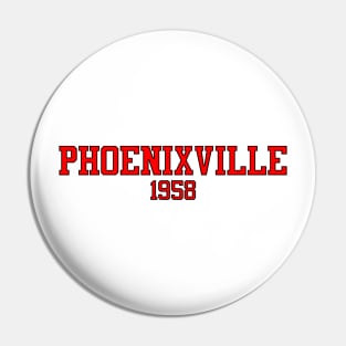 Phoenixville 1958 (White) Pin