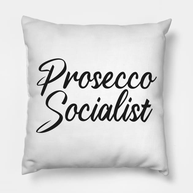 Prosecco Socialist Pillow by TransmitHim