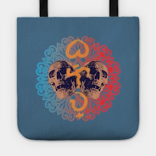 Mandala Skull / Baybayin word Baliw (Crazy) Tote