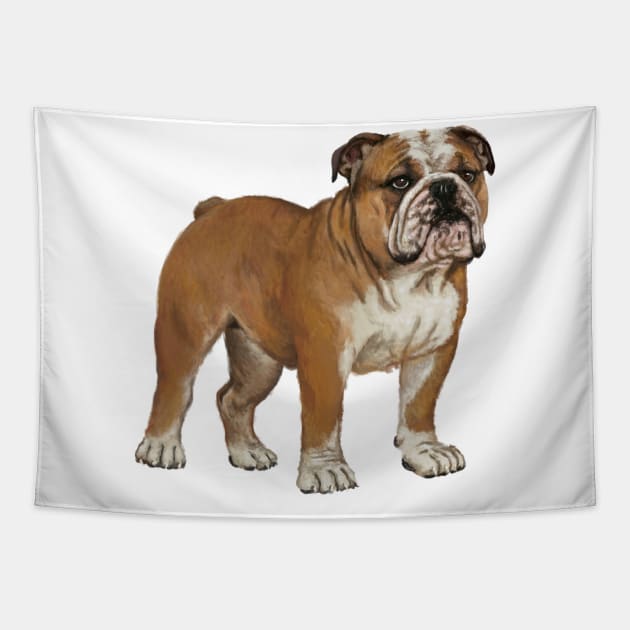 Bulldog Tapestry by asteltainn