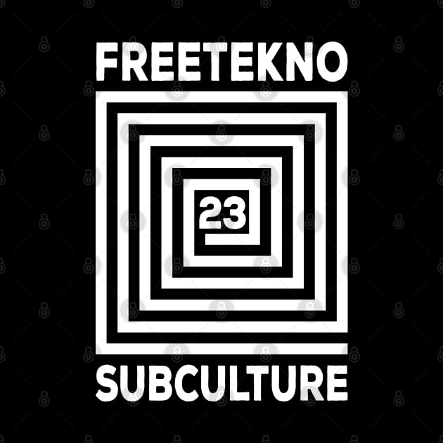 Freetekno 23 Subculture by T-Shirt Dealer