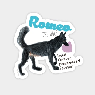 Totem Romeo the wolf  1 Magnet