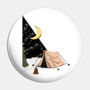 Christmas camp Pin