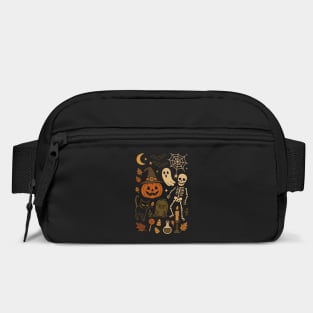 Retro Halloween T-Shirt - Vintage Spooky Season Graphic Tee Bag