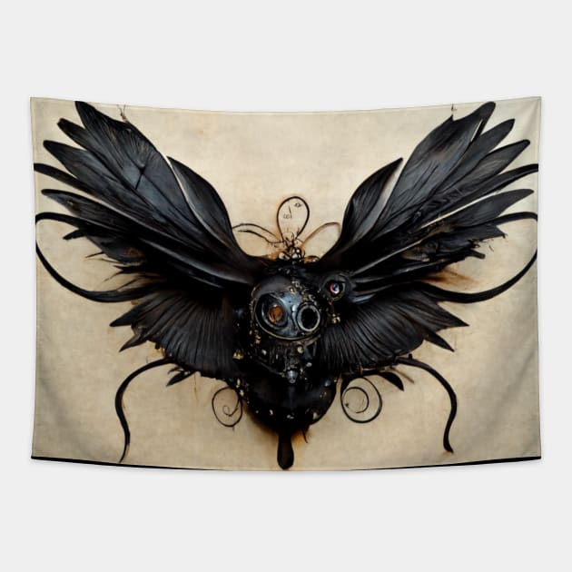 As the Raven Flies Tapestry by mw1designsart