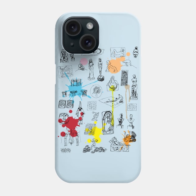 History of Art Phone Case by NDVS