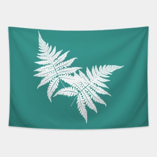 Two fern leaves Tapestry