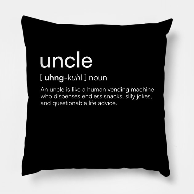 Uncle Definition Pillow by Merchgard