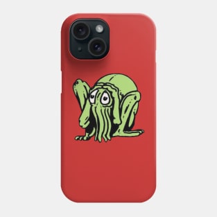 Little Green Tentacle Beast Phone Case