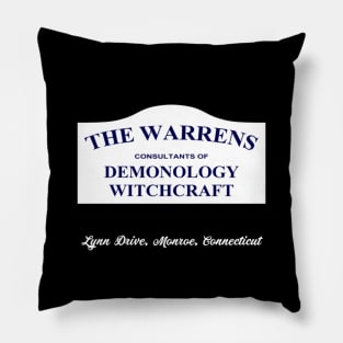 The Conjuring The Warrens Sign Pillow