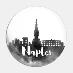 Naples watercolor Pin