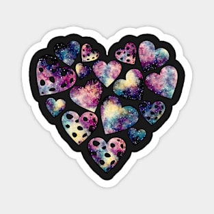 Hand Drawn Watercolor Heart Magnet