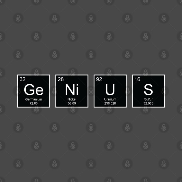 Genius Periodic Table science by debageur