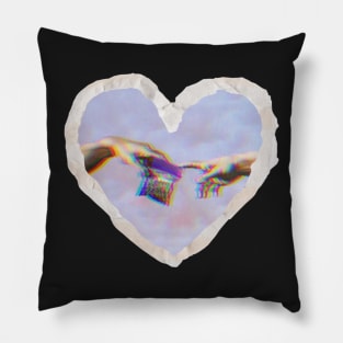 Pass the baggie (Creation of Adam spoof) Pillow