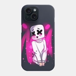 Marshmello Girl / cute music art Phone Case