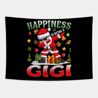 Happiness Is Being A Gigi Santa Christmas Tapestry