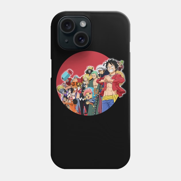 mugiwara crew Phone Case by Sparkledoom