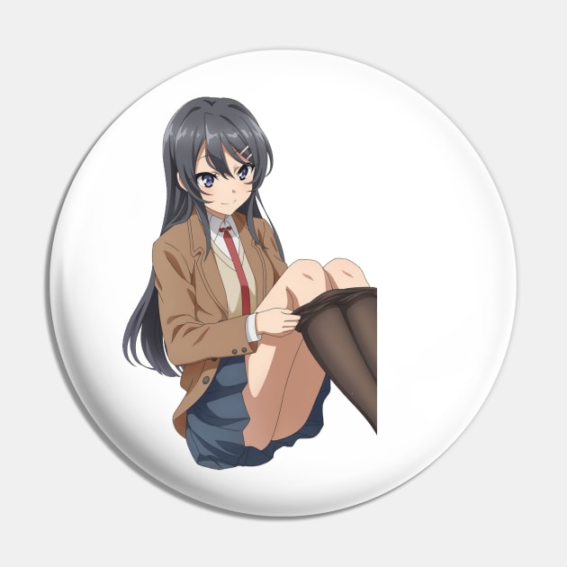 Kawaii Mai Sakurajima Pin by Hentai-heaven